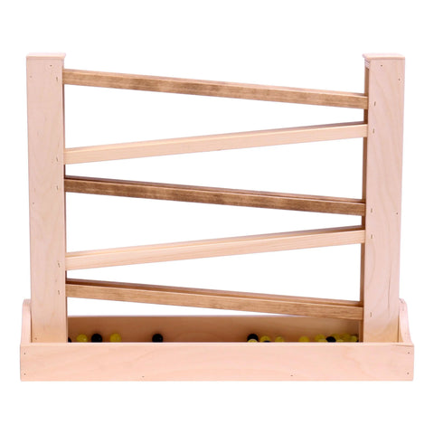 Amish Heirloom Wooden Marble Roller Toy – Classic Action Playset – Child Safe Finish | Handcrafted in USA Amish Toy Box  Marble and Ball Rollers