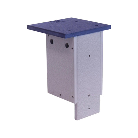 Amish-Made 11 Inch Bluebird House Post Mount – Durable Recycled Poly Lumber Birdhouse | Made in USA Amish Toy Box  Bird House