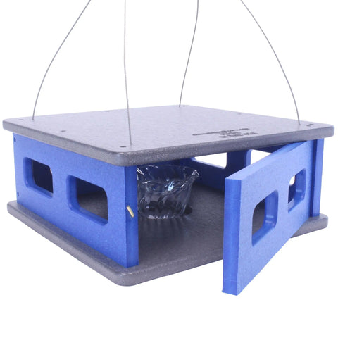 Amish-Made Bluebird Mealworm Feeder – Eco-Friendly Hanging Birdhouse | Made in USA Amish Toy Box  Lawn & Patio
