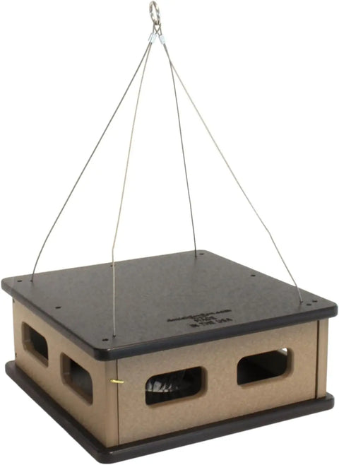 Amish-Made Bluebird Mealworm Feeder – Eco-Friendly Hanging Birdhouse | Made in USA Amish Toy Box  Lawn & Patio