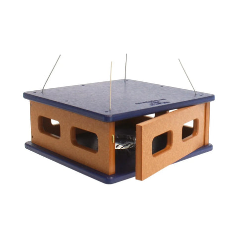 Amish-Made Bluebird Mealworm Feeder – Eco-Friendly Hanging Birdhouse | Made in USA Amish Toy Box  Lawn & Patio