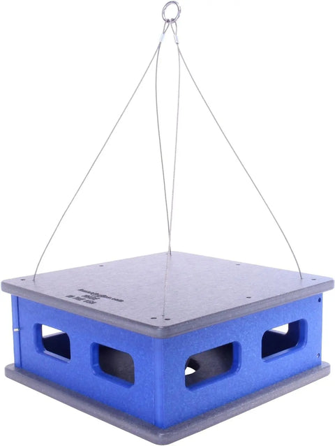 Amish-Made Bluebird Mealworm Feeder – Eco-Friendly Hanging Birdhouse | Made in USA Amish Toy Box  Lawn & Patio