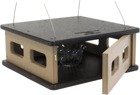 Amish-Made Bluebird Mealworm Feeder – Eco-Friendly Hanging Birdhouse | Made in USA Amish Toy Box  Lawn & Patio