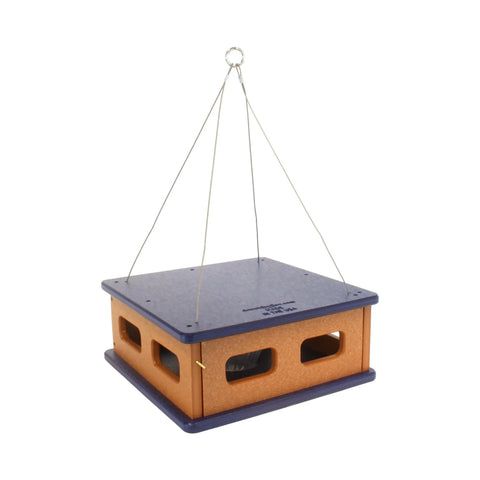 Amish-Made Bluebird Mealworm Feeder – Eco-Friendly Hanging Birdhouse | Made in USA Amish Toy Box  Lawn & Patio