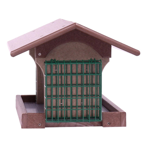 Amish-Made Durable Hanging Bird Feeder – Weather-Resistant Poly Lumber Suet Holder | Made in USA Amish Toy Box 