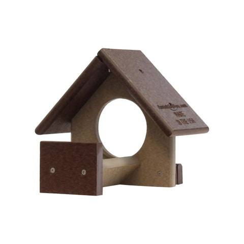 Amish-Made Peanut Butter Bird Feeder 8x7 Inch – Poly Lumber Durable Feeder for Woodpeckers | Made in USA Amish Toy Box  Bird Feeder