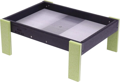 Amish-Made Wildlife Ground Feeder – Eco-Friendly Tray Bird Feeder | Made in USA Amish Toy Box  Bird Feeder