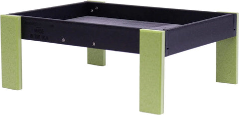 Amish-Made Wildlife Ground Feeder – Eco-Friendly Tray Bird Feeder | Made in USA Amish Toy Box  Bird Feeder