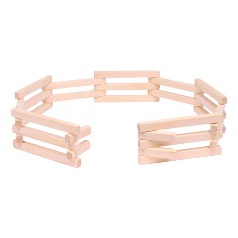Amish-Made Wooden Folding Toy Corral Fence 68 Inch Long – Safe Kids Farm Play | Made in USA Amish Toy Box  Toy