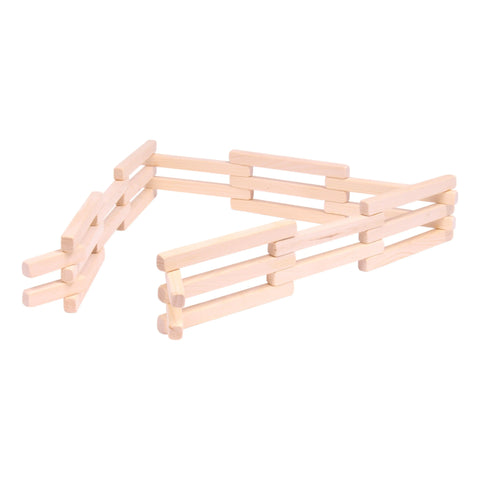 Amish-Made Wooden Folding Toy Corral Fence 68 Inch Long – Safe Kids Farm Play | Made in USA Amish Toy Box  Toy