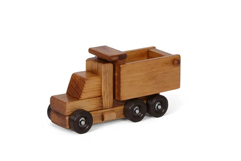 Amish-Made Wooden Toy Dump Truck – Durable Solid Wood Play Vehicle | Made in USA Amish Toy Box  Wooden Toys,Trains, Trucks and Things