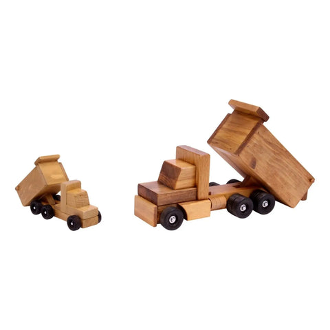 Amish-Made Wooden Toy Dump Truck – Durable Solid Wood Play Vehicle | Made in USA Amish Toy Box  Wooden Toys,Trains, Trucks and Things