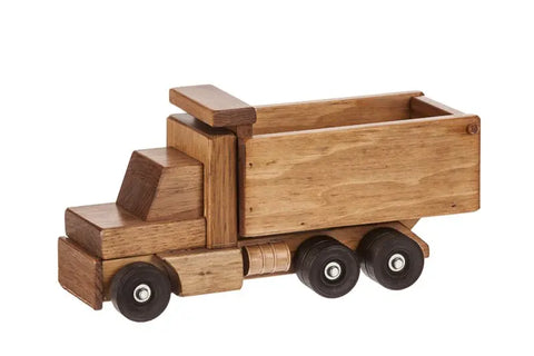 Amish-Made Wooden Toy Dump Truck – Durable Solid Wood Play Vehicle | Made in USA Amish Toy Box  Wooden Toys,Trains, Trucks and Things