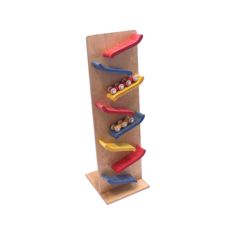 Amish-Made Wooden Train Roller Track – Non-Toxic Finish – Durable Kids Toy | Made in USA Amish Toy Box  Toy
