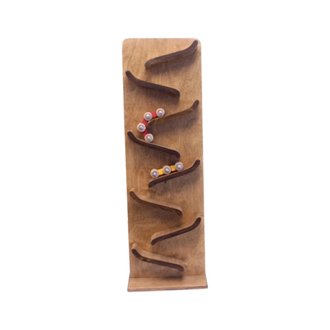 Amish-Made Wooden Train Roller Track – Non-Toxic Finish – Durable Kids Toy | Made in USA Amish Toy Box  Toy