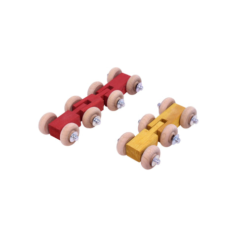 Amish-Made Wooden Train Roller Track – Non-Toxic Finish – Durable Kids Toy | Made in USA Amish Toy Box  Toy