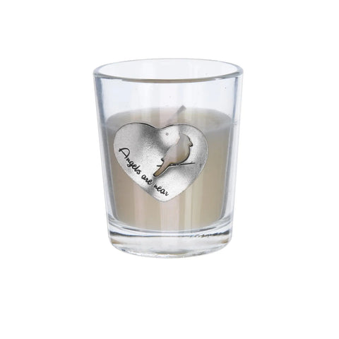 Angels Are Near Memorial Soy Candle – No Scent – Handcrafted Remembrance Candle | Made in USA Whitney Howard Designs  Candles