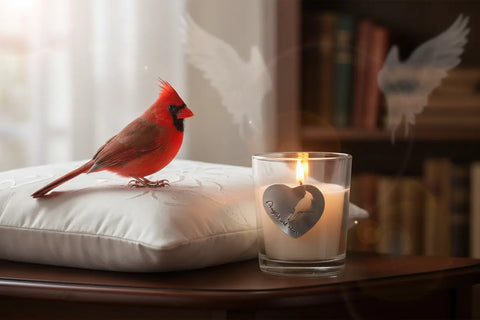 Angels Are Near Memorial Soy Candle – No Scent – Handcrafted Remembrance Candle | Made in USA Whitney Howard Designs  Candles
