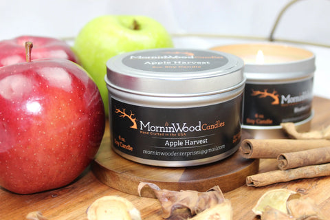 Apple Harvest - Soy Tin Collection MorninWood Candles  Candles