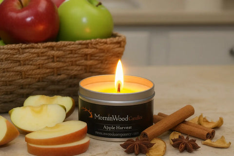 Apple Harvest - Soy Tin Collection MorninWood Candles  Candles