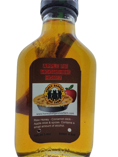Apple Pie Moonshine Honey Honey Badgers Bee Farm  Honey