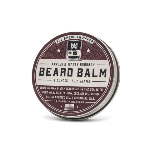 Apples Maple Bourbon Beard Balm 2 Oz – All American Maker | Made in USA All American Maker 
