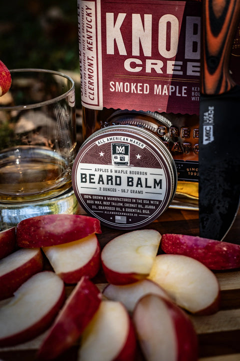 Apples Maple Bourbon Beard Balm 2 Oz – All American Maker | Made in USA All American Maker 