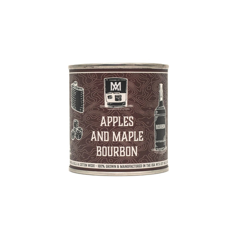 Apples and Maple Bourbon Soy Candle – Handcrafted Home Fragrance | Made in USA All American Maker 