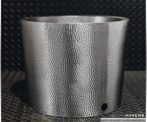 Arctic Stainless Steel Ice Bucket – Custom Beverage Cooler | Made in USA Havens | Luxury Metals  Drinkware > Stainless