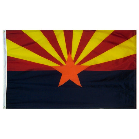 Arizona State Flag – Durable Outdoor Nylon with UV-Resistant SolarGuard Dyes | Made in USA Freedom Flag and Pole 