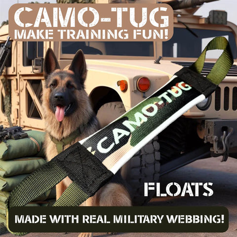 Army Green Military-Grade Fire Hose Dog Tug Toy – Durable Training Chew | Made in USA Bulletproof Pet Products Inc  TUGS