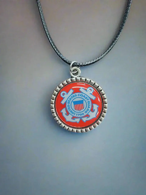 Army, Navy, Air Force, Space Force, Marine Corps Logo Pendant Necklaces | Made in the USA |, Officially Licensed Michelle Marie Boutique  Necklace
