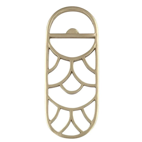 Art Deco Brass Bottle Opener – Handcrafted Bar Accessory | Made in USA Sarah Cecelia  BARWARE