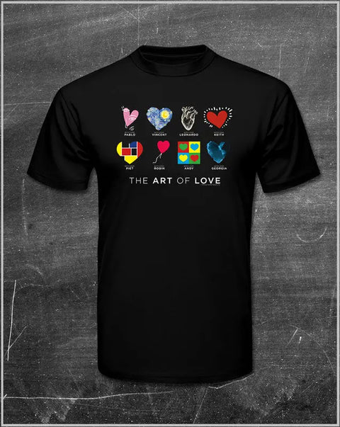 Art of Love Graphic Tee – Premium Soft Cotton Casual Shirt by Whitney Howard Designs | Made in USA Whitney Howard Designs  T-Shirts