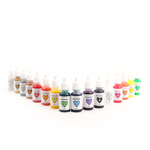 ResinTint Complete Color Set – 16 Premium Resin Pigments | Vivid, Non-Toxic, USA Made ArtResin  ResinTint