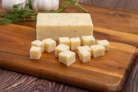 Garlic & Dill Cheddar Hennings Cheese  Cheese