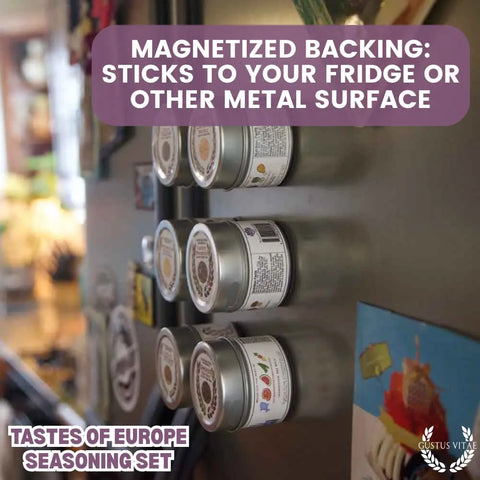 Artisanal European Spice Blend Set – Six Pack Gourmet Seasonings | Made in USA Gustus Vitae  Collections & Gift Sets