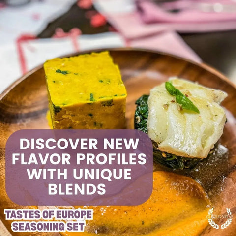 Artisanal European Spice Blend Set – Six Pack Gourmet Seasonings | Made in USA Gustus Vitae  Collections & Gift Sets