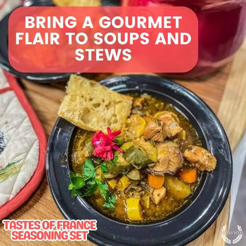 Artisanal French Seasoning Gift Set – Six Pack Gourmet Spice Blends | Made in USA Gustus Vitae  Collections & Gift Sets