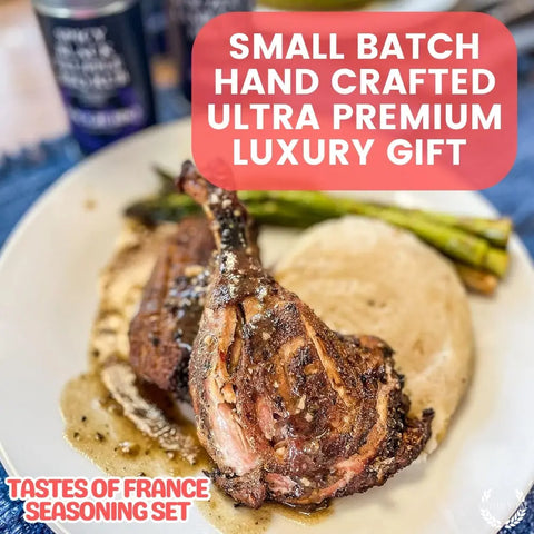 Artisanal French Seasoning Gift Set – Six Pack Gourmet Spice Blends | Made in USA Gustus Vitae  Collections & Gift Sets