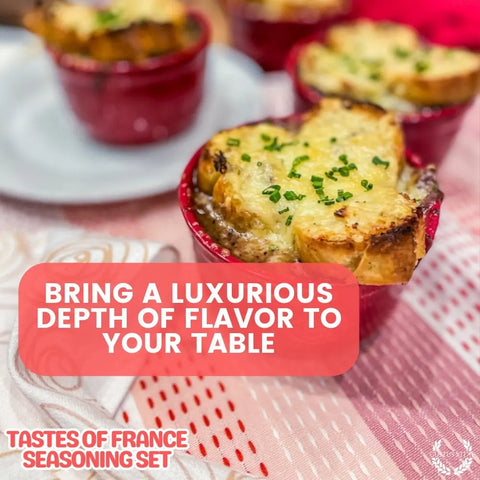 Artisanal French Seasoning Gift Set – Six Pack Gourmet Spice Blends | Made in USA Gustus Vitae  Collections & Gift Sets