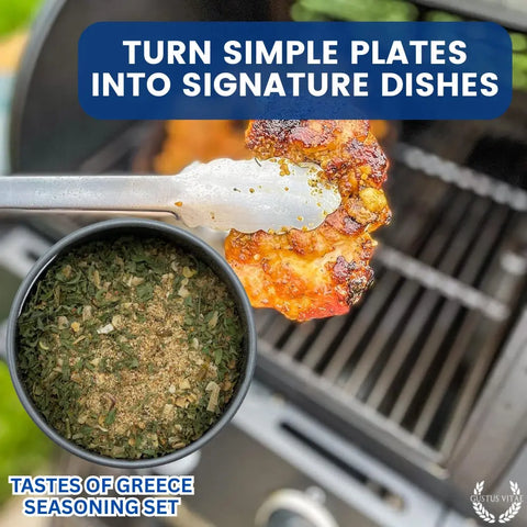 Artisanal Greek Spice Blend Gift Set – Six Pack Seasonings – Made in USA Gustus Vitae  Collections & Gift Sets