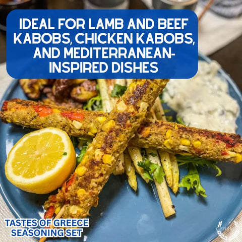 Artisanal Greek Spice Blend Gift Set – Six Pack Seasonings – Made in USA Gustus Vitae  Collections & Gift Sets