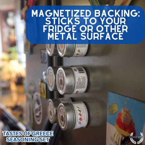 Artisanal Greek Spice Blend Gift Set – Six Pack Seasonings – Made in USA Gustus Vitae  Collections & Gift Sets