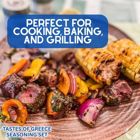 Artisanal Greek Spice Blend Gift Set – Six Pack Seasonings – Made in USA Gustus Vitae  Collections & Gift Sets