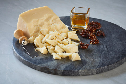 Artisanal Wisconsin Asiago Cheese Wedge – Handcrafted Aged Flavor – Keystone Farms | Made in USA Keystone Cheese  Cheese