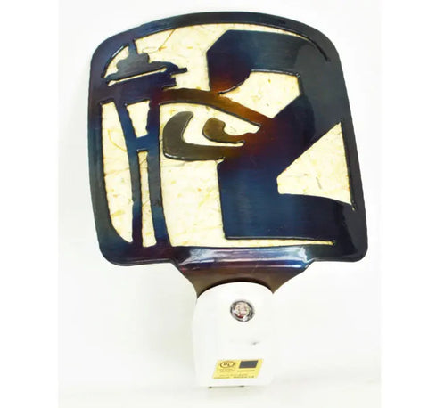 Artistic Fan Night Light – Handcrafted American-Made LED Sensor Light | Made in USA Knights Home Decor  item