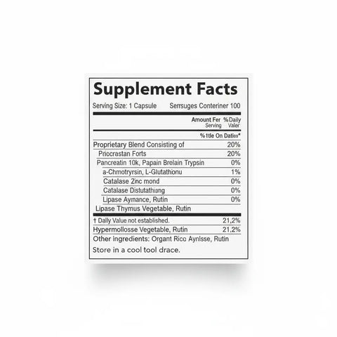 Ascent Nutrition Pro Enzymes 100 Capsules – Digestive Support Supplement with Protease and Amylase Blend | Made in USA Ascent Nutrition 