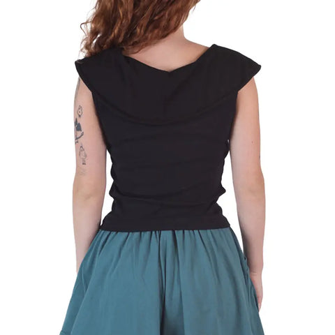 Ashland Fitted Organic Cotton Top – Sustainable Spring Style | Made in USA Spiritex | Sustainable Apparel  Women's Tops