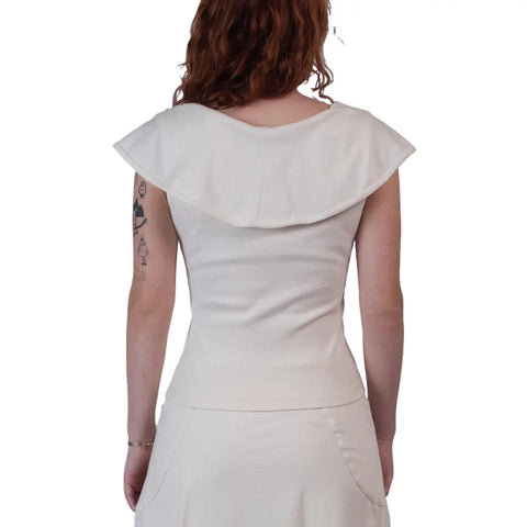 Ashland Fitted Organic Cotton Top – Sustainable Spring Style | Made in USA Spiritex | Sustainable Apparel  Women's Tops